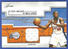 2002-03 Flair Court Kings Game Used Clippers Basketball Card #CKEB Elton Brand