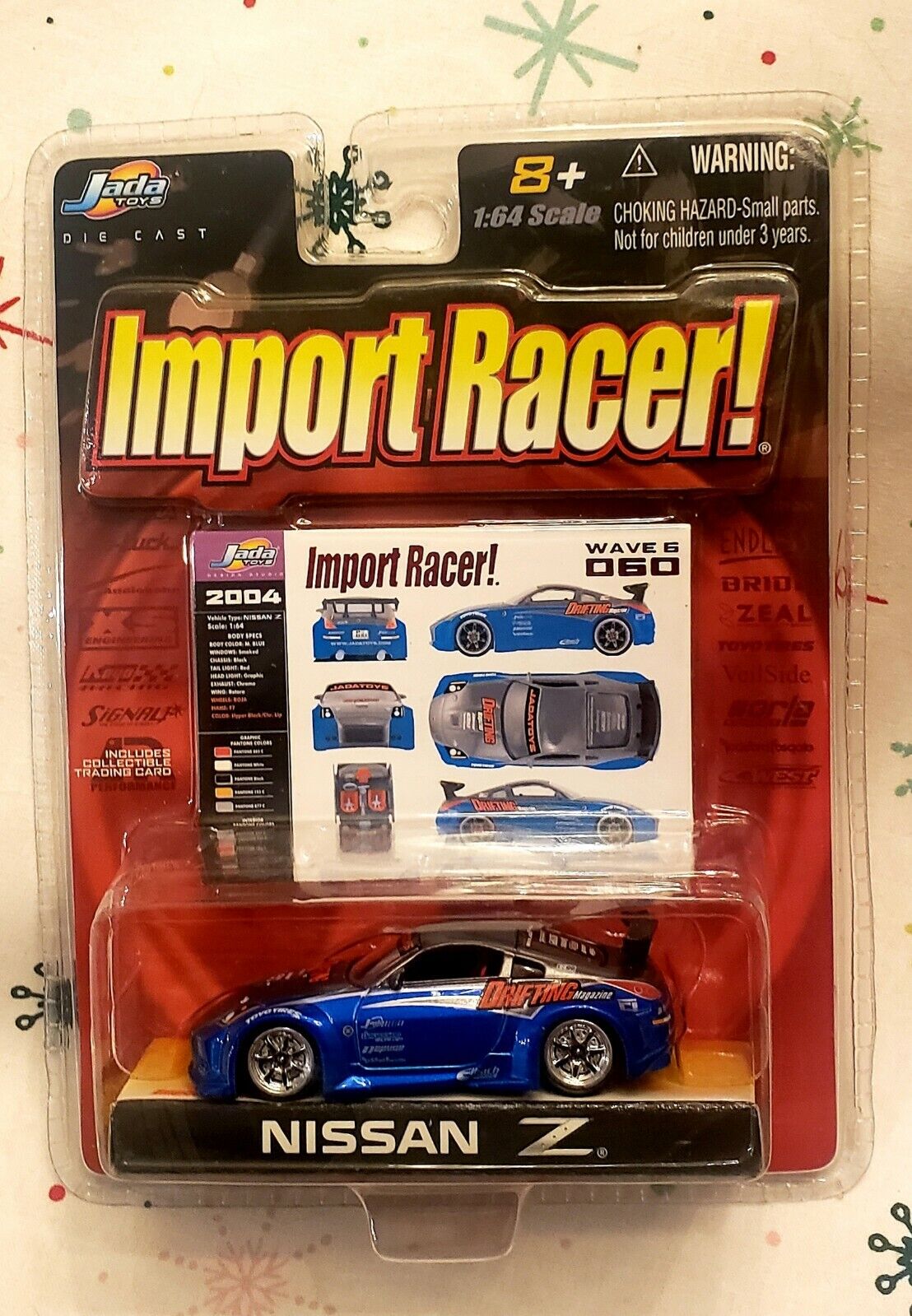 Jada Toys 1:64 Scale Import Racer NISSAN Z (BLUE) WAVE6 #060