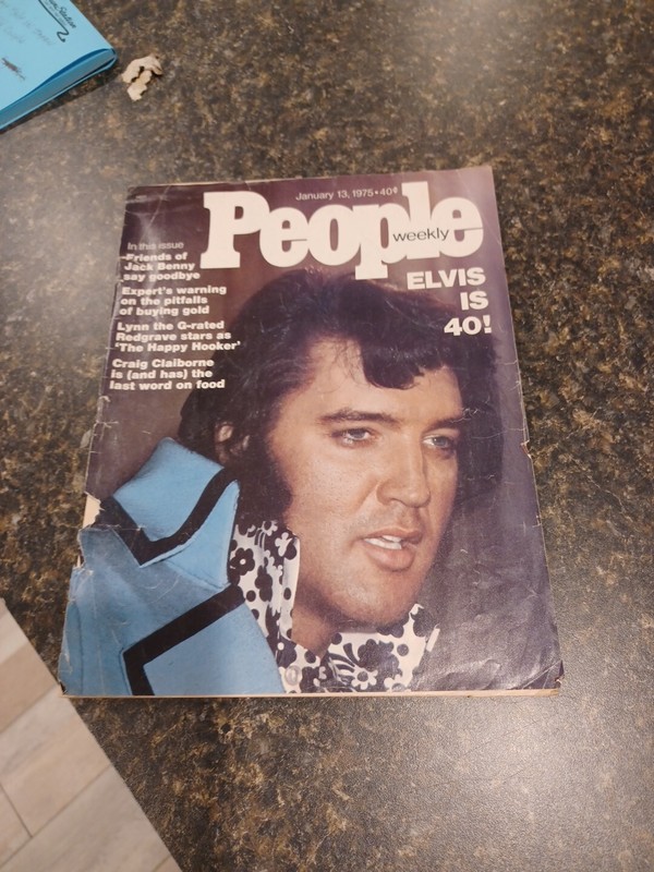 January, 13 1975 Of People Weekly Elvis Is 40!
