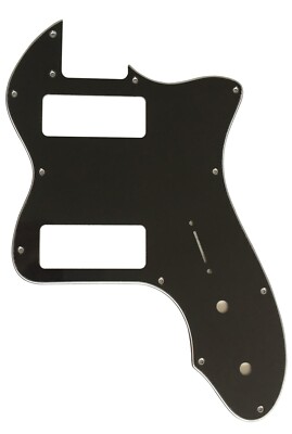 For Fits Fender Telecaster 72 Thinline P90 Style Guitar pickguard 3 Ply Black