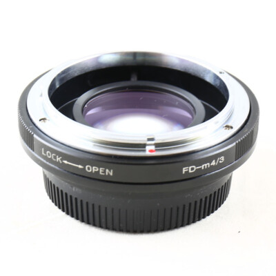 Focal Reducer Speed Booster Adapter Canon FD Objektiv für Micro 4/3 m43 G6 E-PL6