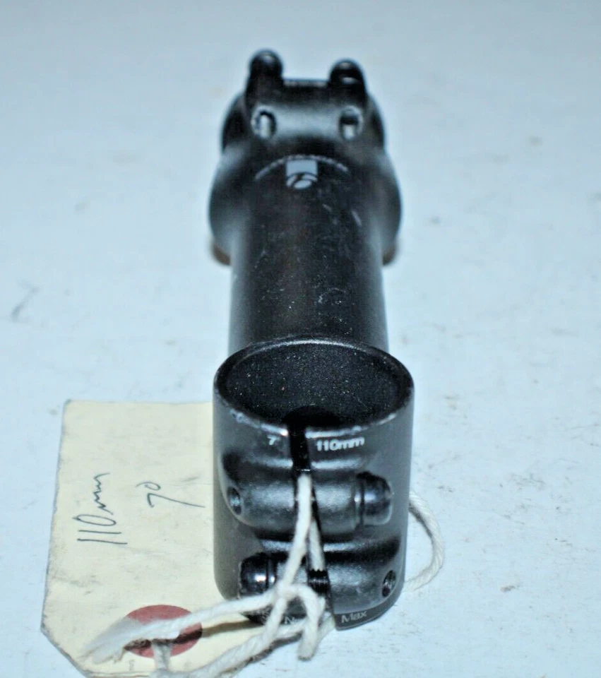 Bontrager Stem 1 1/8" Threadless 110mm 7º Rise Stem 31.8mm Black Fast Shipper :) - Image 3 of 4