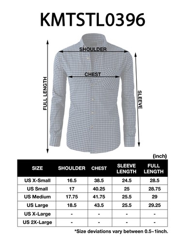H2H Mens Slim Fit Long-Sleeve Button Down Easy Care Shirt Navy M/Medium NWT - Picture 4 of 4