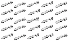 Aanraku FISH Silver Plated Metal JEWELRY BAILS 25 Christian Glue-On Fusing