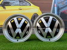 4 X 15 Inch 4x1005x100 Rr Style Black Polished Wheels Fits For Vw Golf Jetta