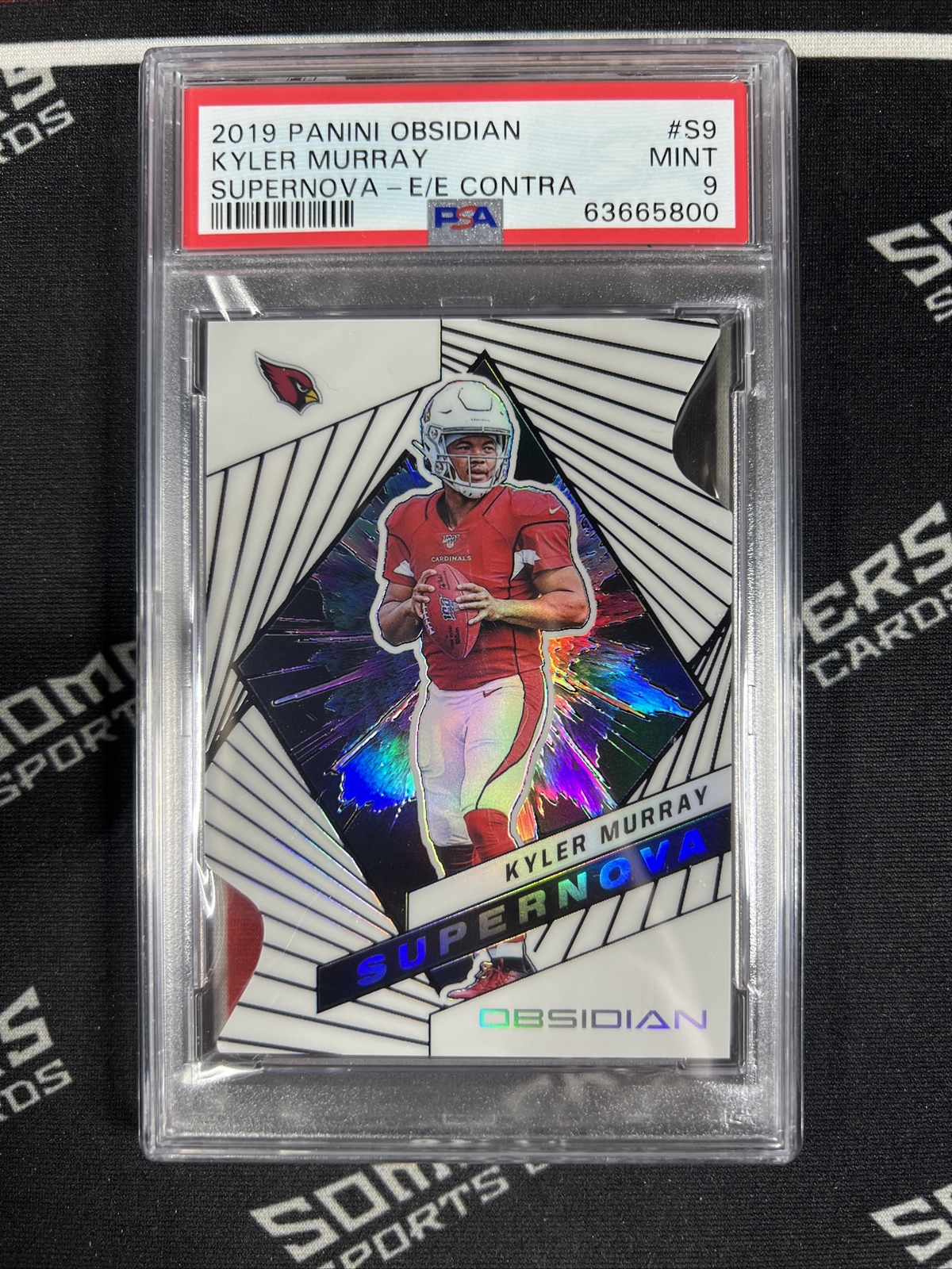 Kyler Murray Panini Obsidian Supernova #S9 Electric Etch Contra