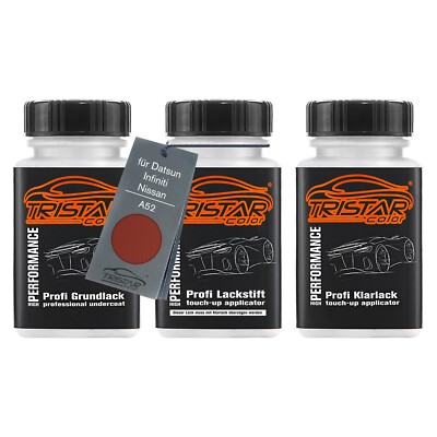 Autolack Lackstift Set für Datsun Infiniti Nissan A52 Fired Iron Perl 3 x 50ml