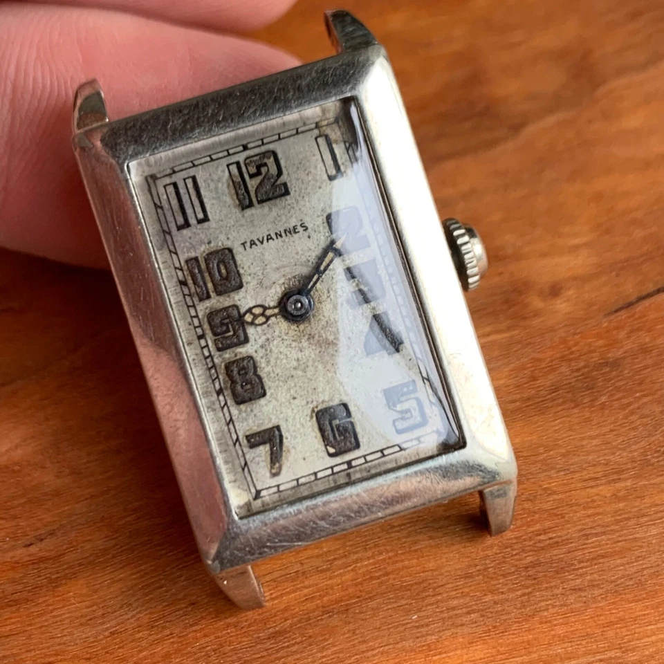 Vintage Tavannes Cal. 068 Luminous Dial Art Deco Wristwatch Runs PARTS / REPAIR - Image 2 of 4
