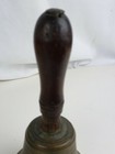 Excellent heavy antique bell w. handle — photo 2