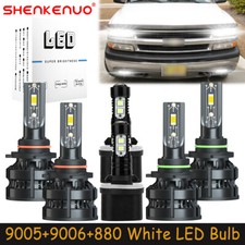 For Chevy Tahoe 2001-2006 White LED Headlights Bulbs High Low Beam Fog Lights Z8