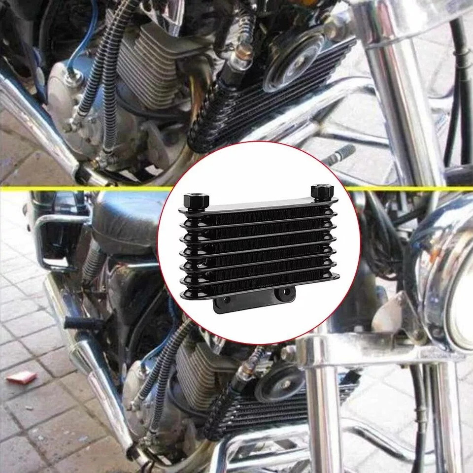 Für Monkey Car 125‑250 ATV 4‑Rad Universal Wasserkühler Kühler Motorölkühler  - Bild 2 von 4