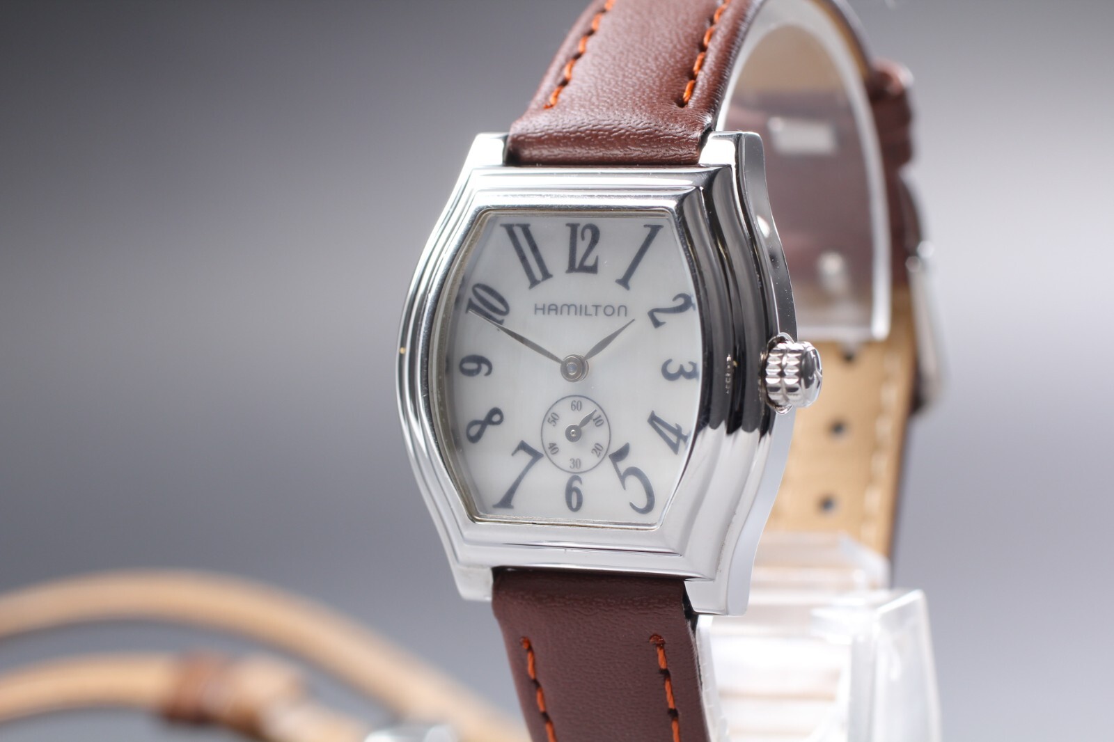 Hamilton Dodson 051110 MOP Small Seconds Quartz 28mm Unisex Watch Near Mint Condition