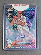 Jordan Hicks 2018 Chrome Update Xfractor RC Auto #/125 Sealed Rookie #HMT2