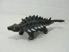 Vintage Gray Ankylosaurus Dinosaur Figure Toy