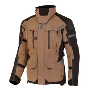 Merlin Waterproof Motorcycle Jacket Akashi Pro Laminate D3O Camel Adv Motorbike