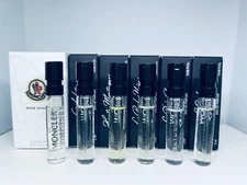 Moncler Cologne Collection For Men Sample Vials Spray 6pc Set