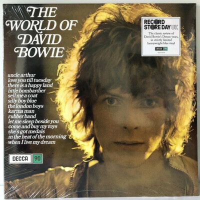 David Bowie The World Of RSD 12" LP Blue Vinyl Record Store Day Decca ...