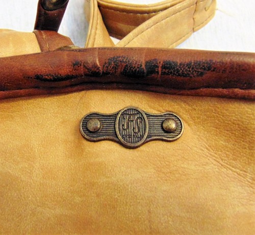 Vintage FS Original Gepäck Anzug Trägertasche Kunstleder baige hellbraun braun - Bild 6 von 10