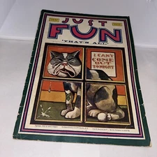 1904 JUST FUN THAT’S ALL Antique Humorous Magazine Vol 3 #13 Arkell Co.