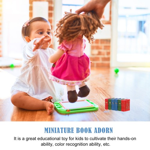 6 sztuk Miniaturowa książka Dekoracje Mikroksiążka Mini-Książka Zabawka Mini-Zabawka Biuro - Zdjęcie 8 z 12