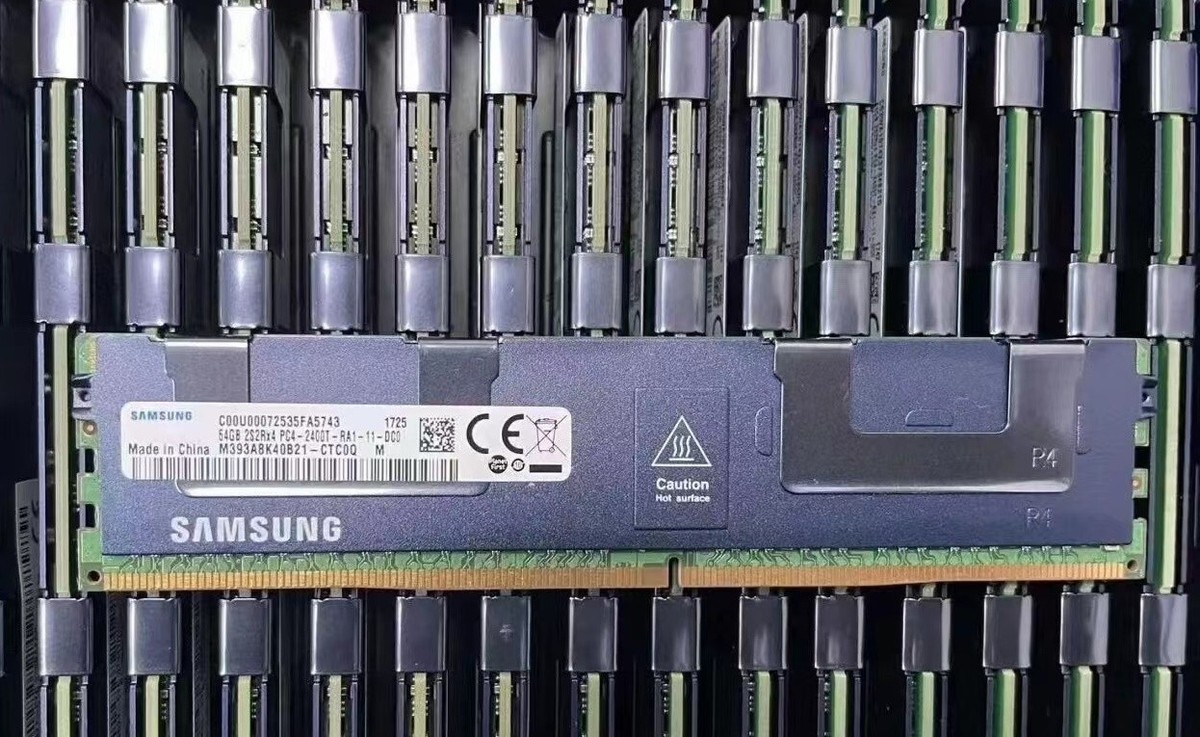SAMSUNG 64GB DDR4 2400 Server RDIMM RAM 2S2Rx4 PC4-19200 for