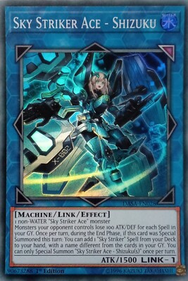 DASA-DE028 HIMMELSSTÜRMERASS - SHIZUKU SUPER RARE 1.AUFLAGE YuGiOh KARTE