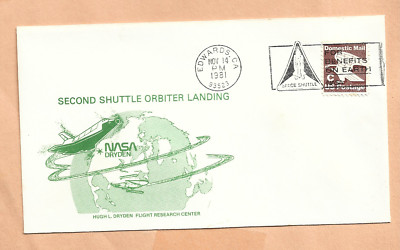 SHUTTLE COLUMBIA STS-2 LANDING NOV 14,1981 EAFB SPACE COVER NASA *** | eBay
