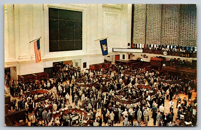 Postcard B 182, New York Stock Exchange, The Nation's Market Place