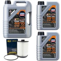 MotoröL Set Top Tec 4210 0W-30 Liqui Moly 7 Liter + ÖLfilter FüR Porsche VW 3.6