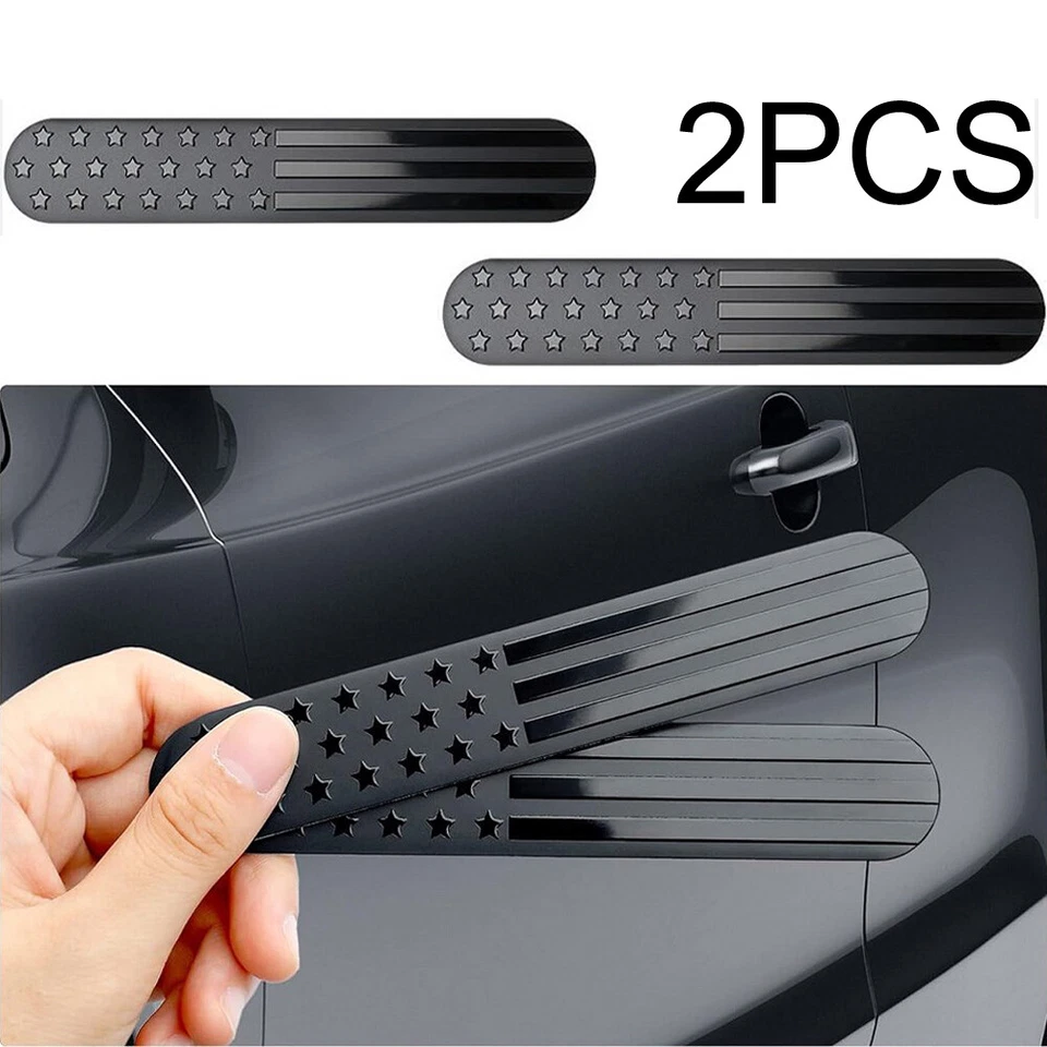 2 PIEZAS 3D Bandera Americana Pegatina Metal Guardabarros Lateral Insignia Emblema Calcomanía Accesorios Foto 4 de 4