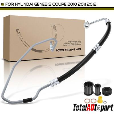 #ad Power Steering Pressure Line Hose Assy for Hyundai Genesis Coupe 2010 2012 3.8L $59.99