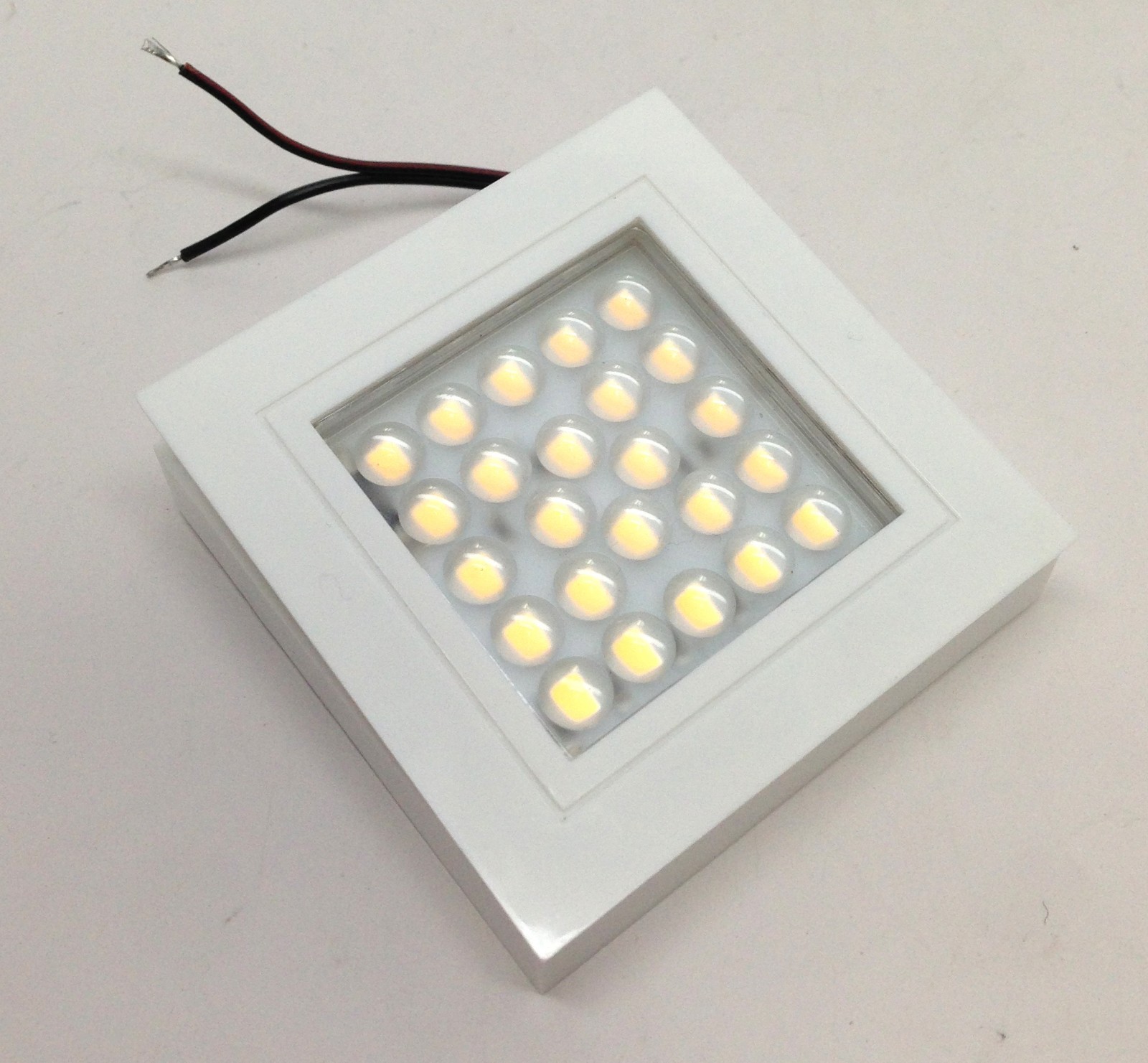 Marine RV LED Square Ceiling Light IP44 Waterproof Surface Mount 24 ...