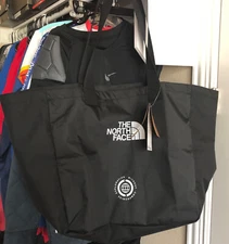 The North Face Black EWC Large Tote Gym Shopping Bag ECO Logo Reusable nwt