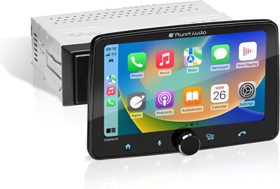 Planet Audio P70CPA-PF Car Stereo - Apple CarPlay, Android Auto, Single Din, 7 I