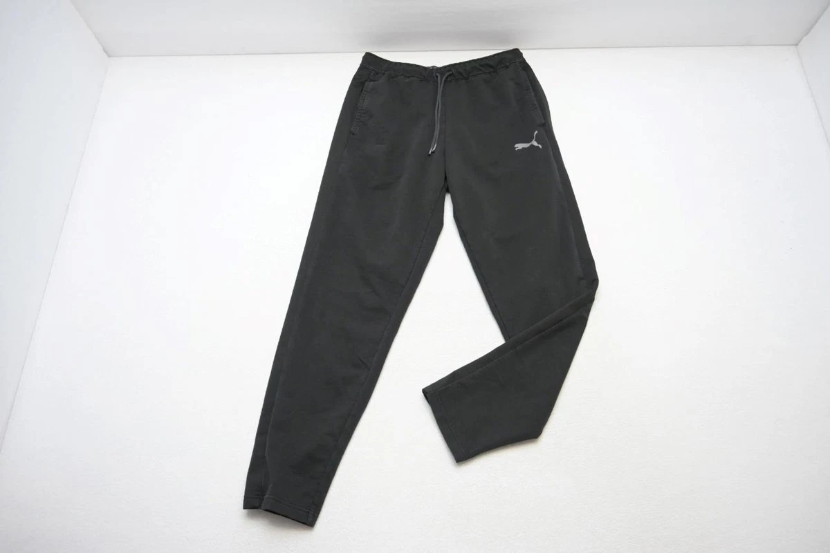 Puma Joggers Sweat Pants Cotton Blend Performance With Pockets Mens Medium