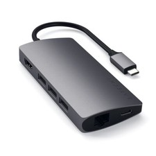 Image of Satechi Type-C Multi-Port adapter 4K with ethernet V2 - Space Grey