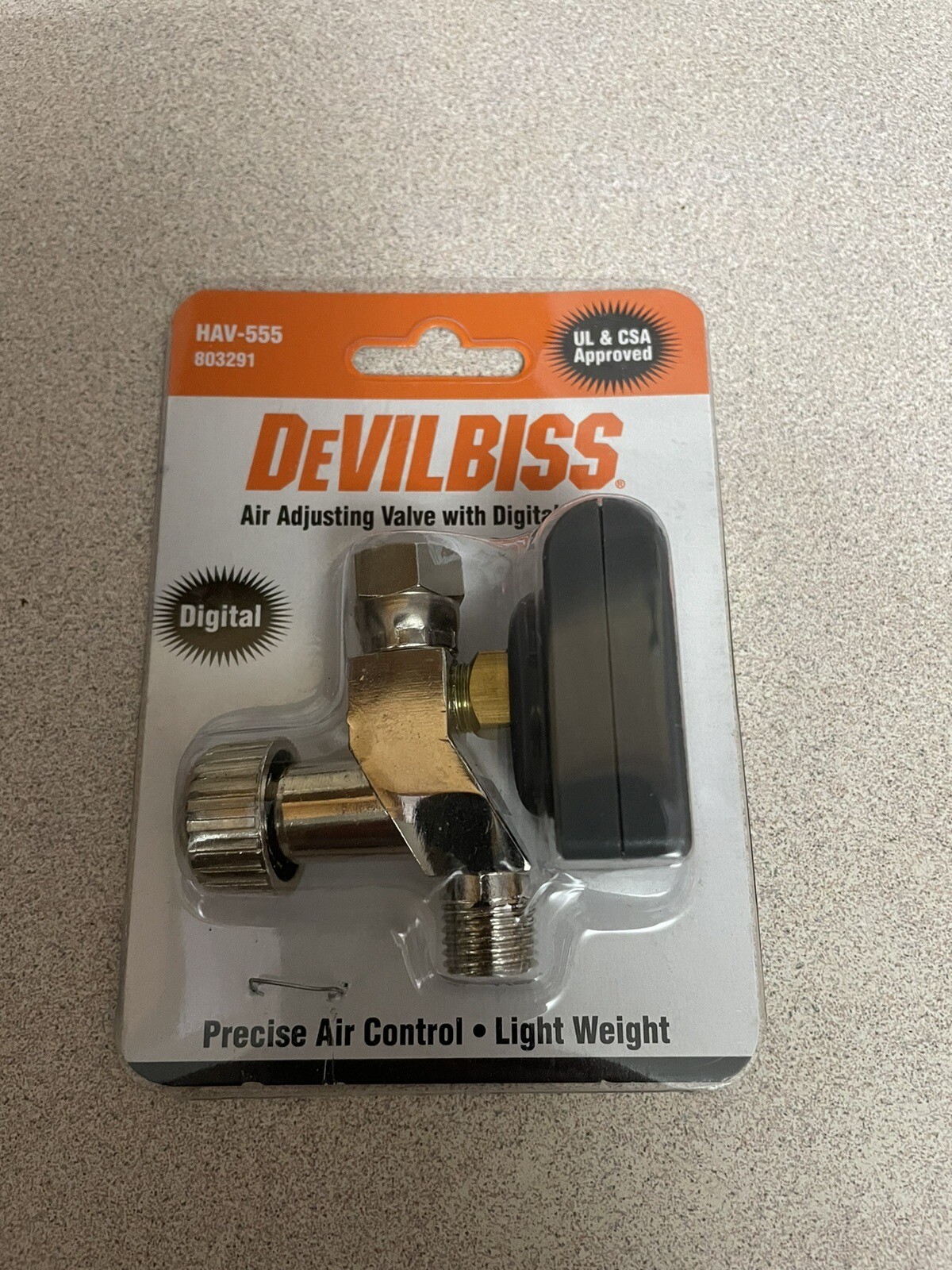 Devilbiss HAV555 Digital Gauge with Air Adjusting Valve eBay