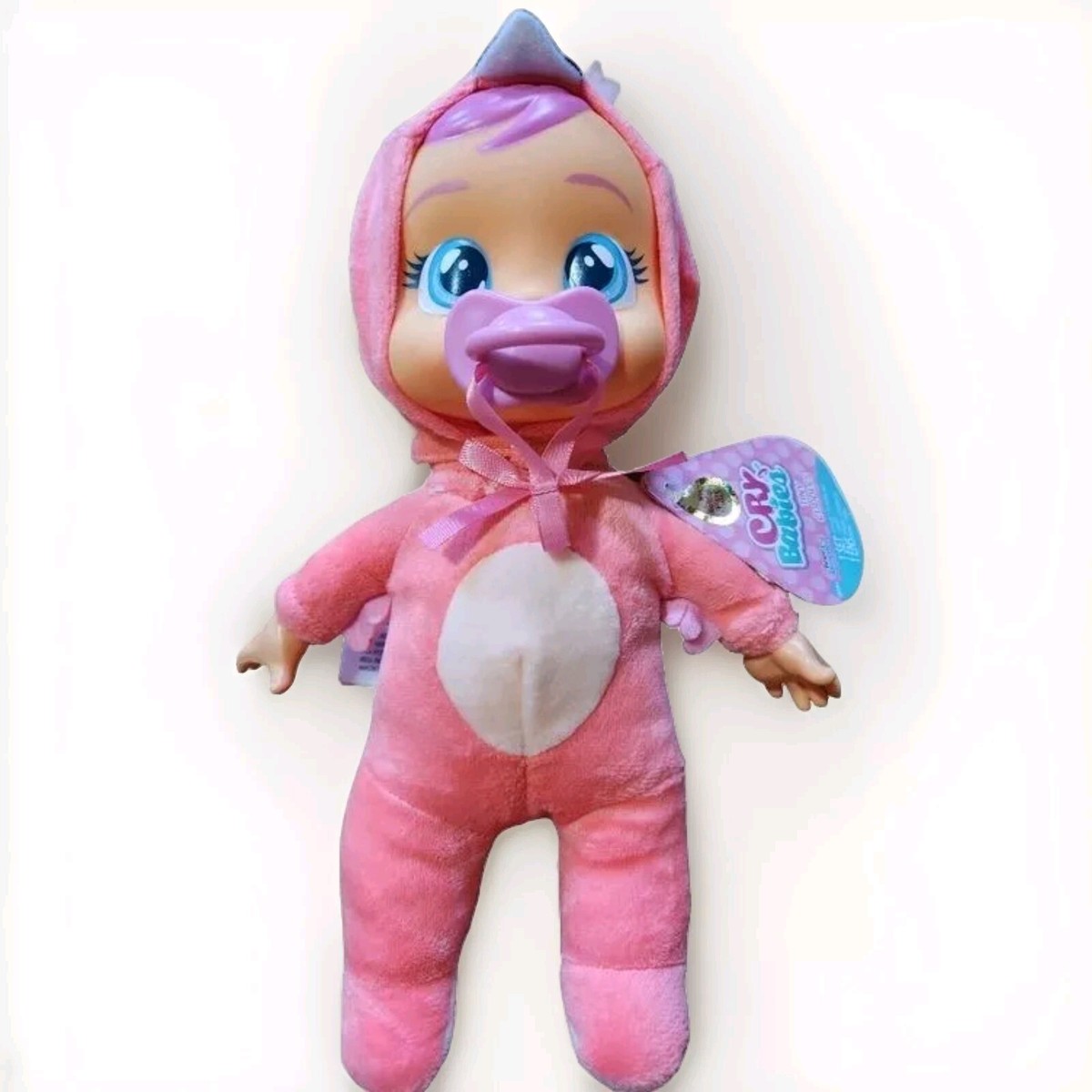 Cry Babies Tiny Cuddles Fancy Pink Flamingo 9