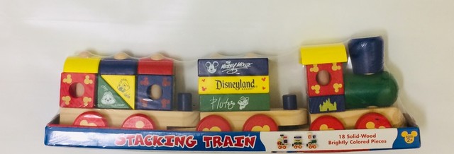 mickey mouse block train