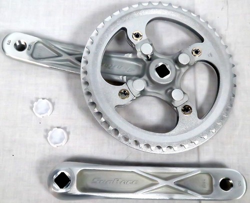 Sturmey Archer FCS742.0 Bicycle Front Crank Set 44T Square 170mm SunRace NEW - Picture 3 of 4