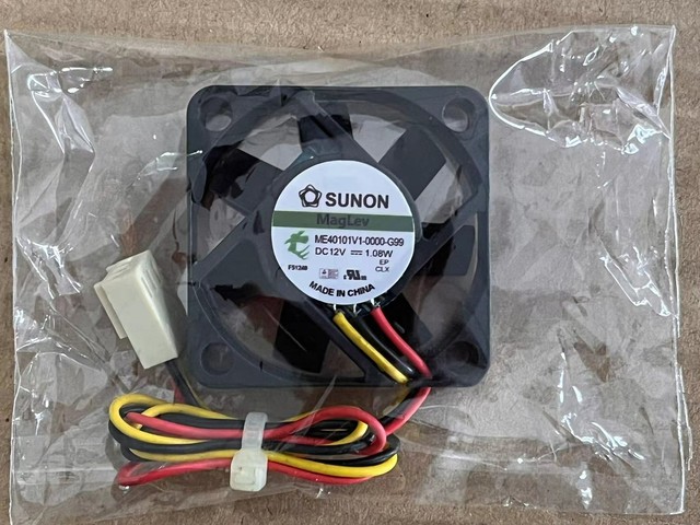 Ventilateur PC SUNON 4cm 4010 - 12V, 3 Fils, Silencieux, Pour Refroidissement électronique