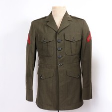 Mens 36S USMC Alpha Coat Service Dress A US Marine Uniform Jacket Military