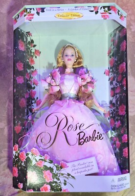 1998 Rose Barbie Garden of Flowers Collection Limited Ed. 1ST IN A ...
