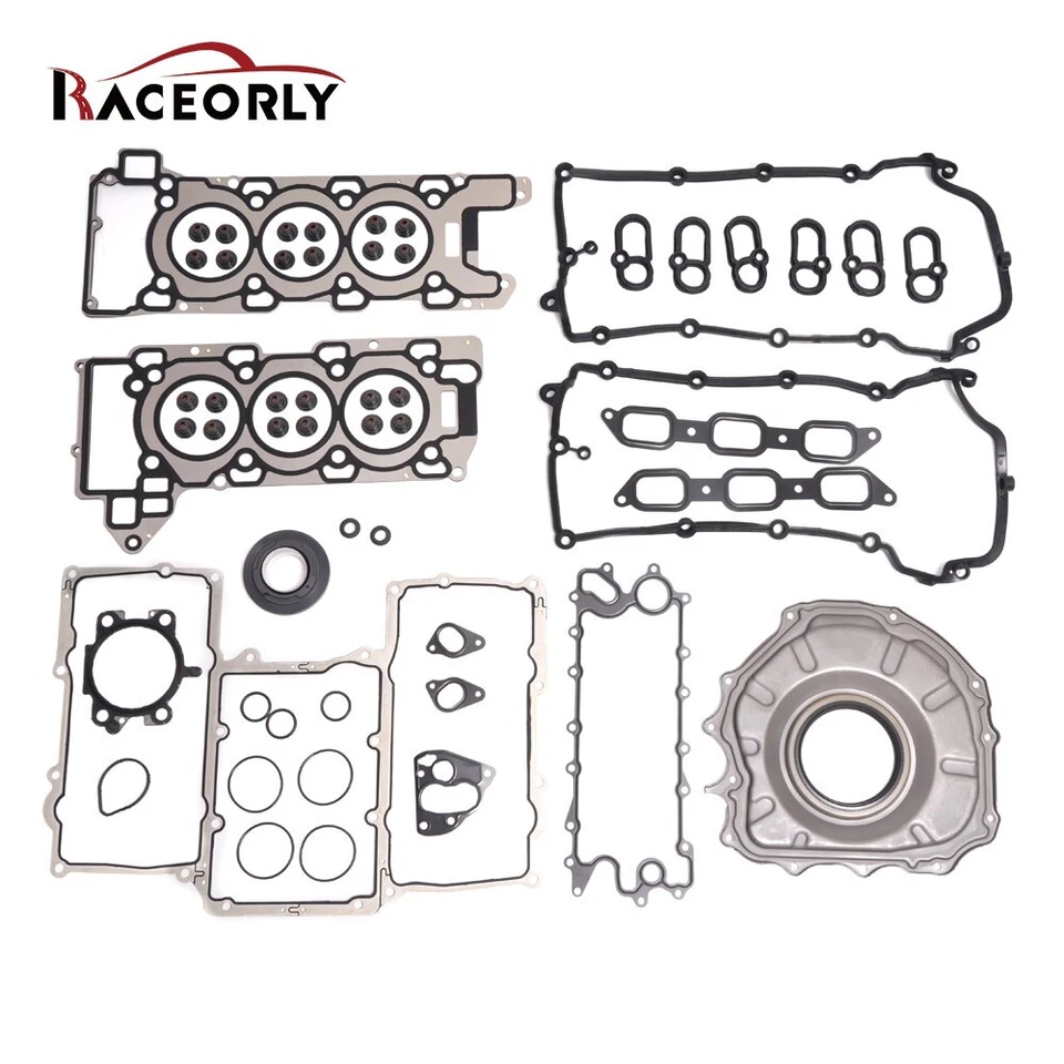 RACEORLY Engine Rebuild Gasket Set for Jaguar Land Rover 3.0L V6 306PS AJ126 Foto 4 de 4