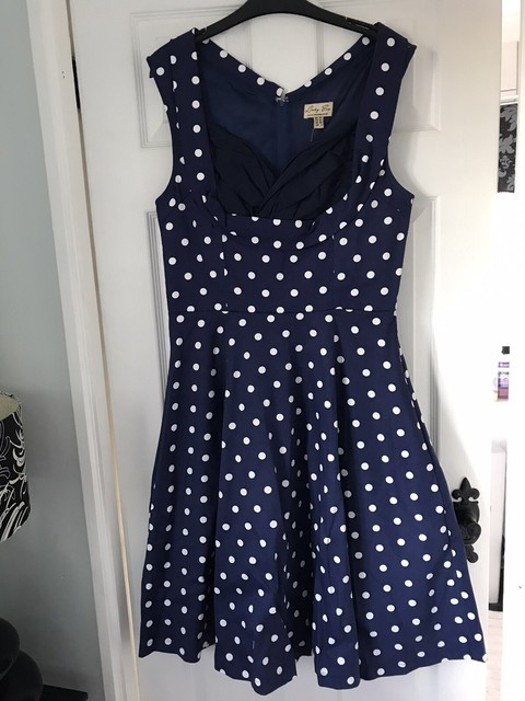 lindy bop blue dress
