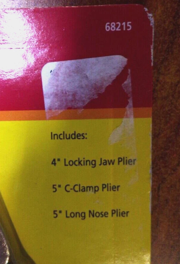 Mini alicates de bloqueo Great Neck 68215 3 piezas - Nuevo de Lote Antiguo Foto 4 de 4