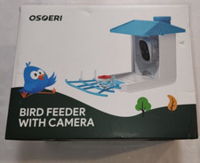 OSOERI Smart Bird Feeder w/Camera 1080P HD AI Identify Wild Bird Watching-New