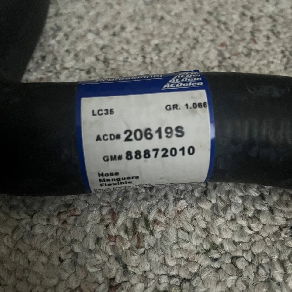 ACDelco Lower Radiator Hose Parts 20619S / 88872010 - Image 4 of 4