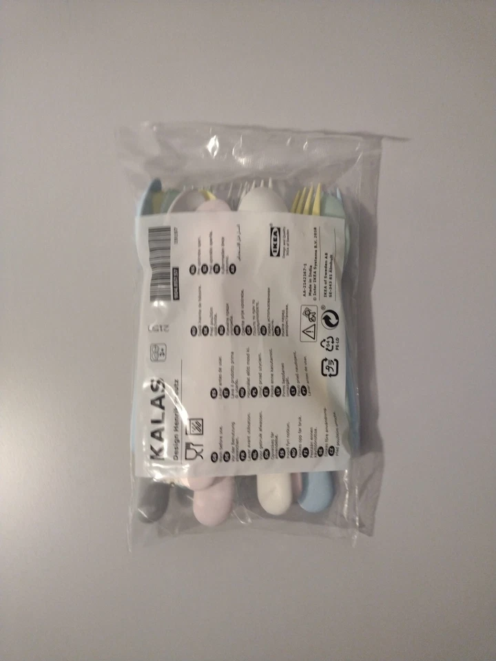 IKEA Kinder Besteck KALAS 18-tlg. Farben 6 Farben wählbar oder gemischt - Bild 2 von 4