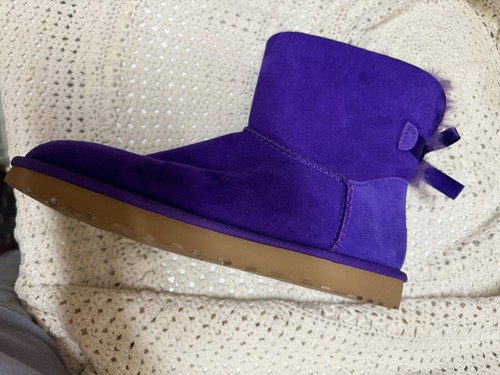 UGG purple boots used lightly sz 9 - Picture 7 of 10